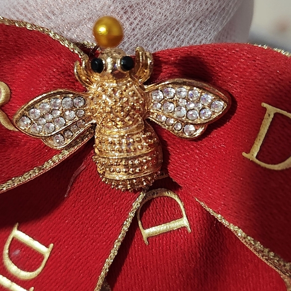 Dior Red bow Ribbon - Picture 9 of 10